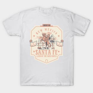 Santa Fe New Mexico wild west town T-Shirt